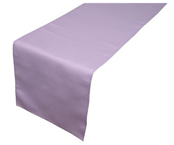 Lavender Polyester Wedding Table Runners Decorations x 10 For Hire