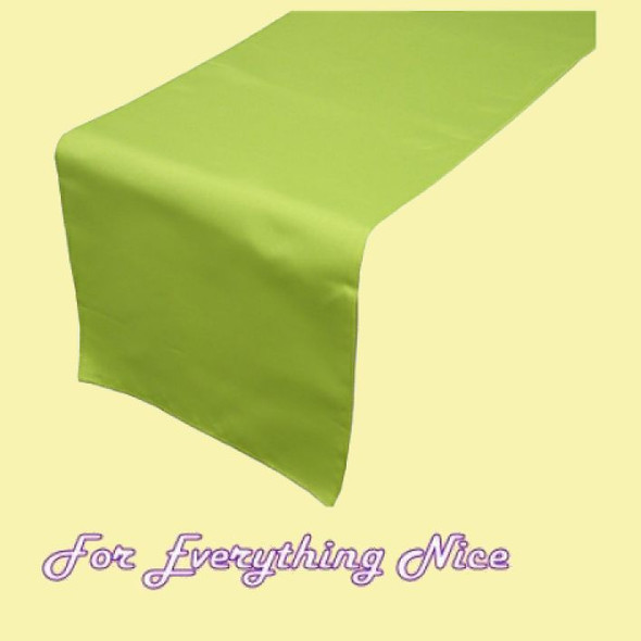 Sage Green Polyester Wedding Table Runners Decorations x 5 For Hire