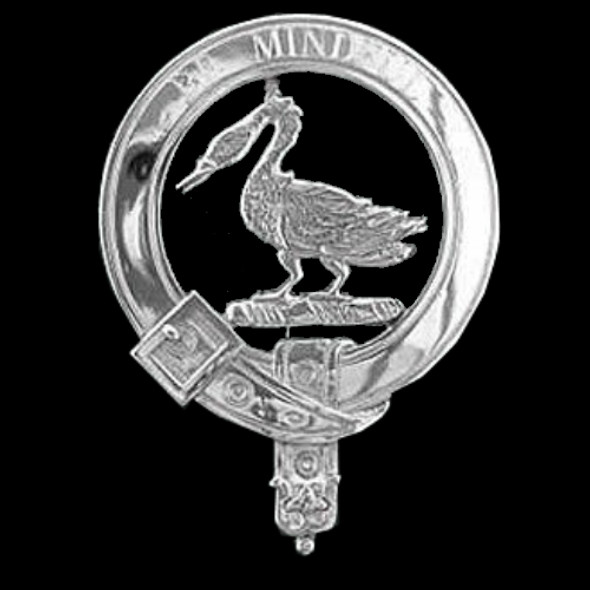 Campbell Of Cawdor Clan Badge Polished Sterling Silver Campbell Clan Crest