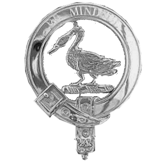 Campbell Of Cawdor Clan Badge Polished Sterling Silver Campbell Clan Crest