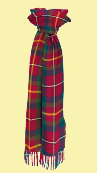 East Kilbride Scotland District Tartan Lambswool Unisex Fringed Scarf