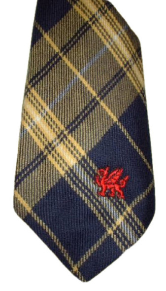 Morris Welsh Tartan Worsted Wool Straight Mens Neck Tie