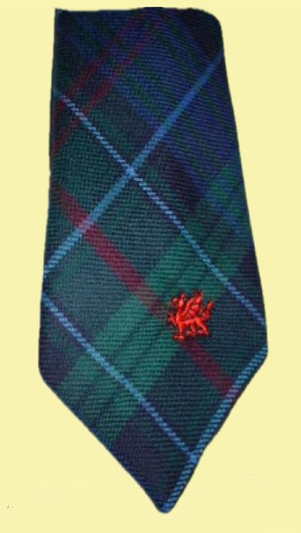 Richards Pritchard Welsh Tartan Worsted Wool Straight Mens Neck Tie