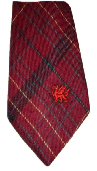 Williams Welsh Tartan Worsted Wool Straight Mens Neck Tie