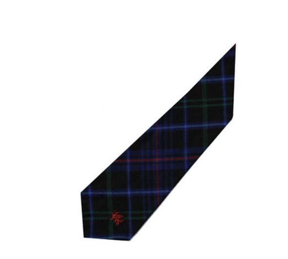 Pride Of Wales Welsh Tartan Worsted Wool Straight Mens Neck Tie