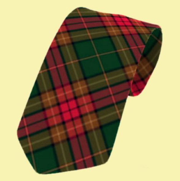 Cavan County Irish Tartan Straight Lightweight Wool Mens Neck Tie  