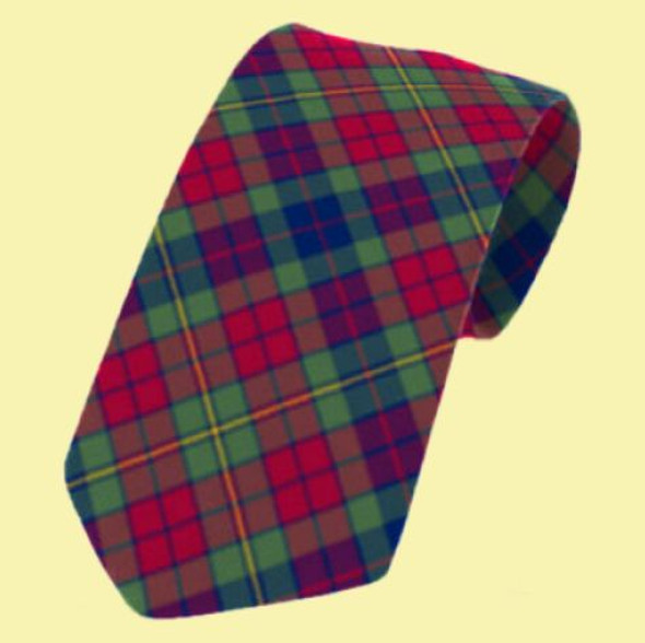 Clare County Irish Tartan Straight Lightweight Wool Mens Neck Tie  