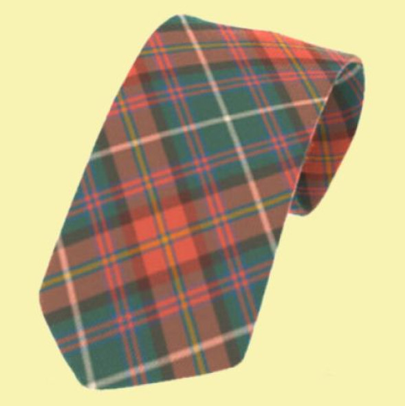 Meath County Irish Tartan Straight Lightweight Wool Mens Neck Tie  