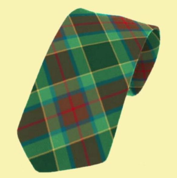 Waterford County Irish Tartan Straight Lightweight Wool Mens Neck Tie  