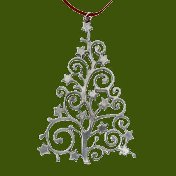 Celtic Christmas Tree Stylish Pewter Tree Ornament Decoration