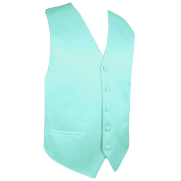 Light Mint Green Formal Ages 7-12 Boys Wedding Vest Boys Waistcoat  