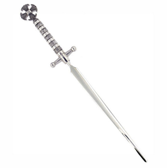 Canterbury Cross Sword Stylish Pewter Letter Opener