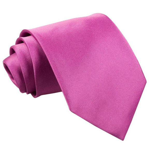 Mulberry Mens Plain Satin Straight Tie Wedding Necktie