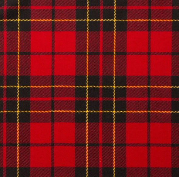 Brodie Red Modern Lightweight Tartan Wool Fabric Mens Cummerbund