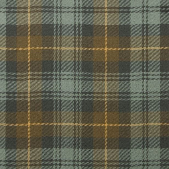 Gordon Weathered Lightweight Tartan Wool Fabric Mens Cummerbund