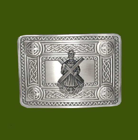 Celtic Knotwork St Andrews Antique Mens Stylish Pewter Kilt Belt Buckle