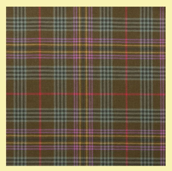 Kennedy Weathered Lightweight Tartan Wool Fabric Mens Cummerbund