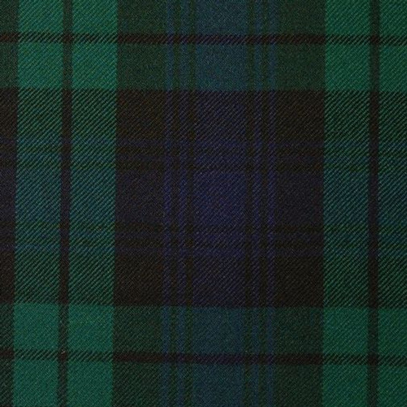 Blackwatch Large Modern Balmoral Double Width 11oz Polyviscose Tartan Fabric