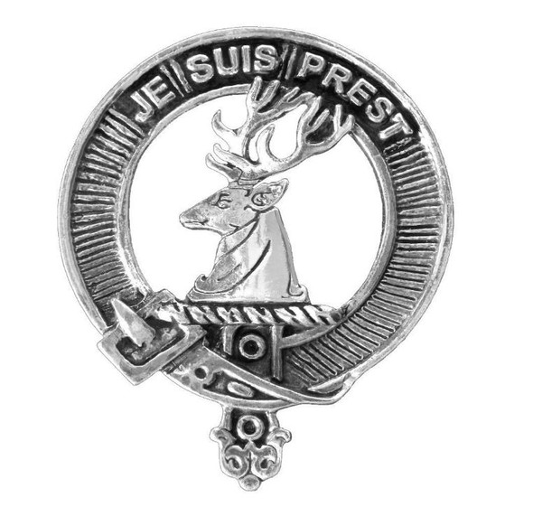 Fraser Clan Cap Crest Stylish Pewter Clan Fraser Badge