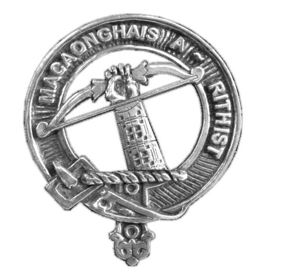 MacInnes Clan Cap Crest Stylish Pewter Clan MacInnes Badge