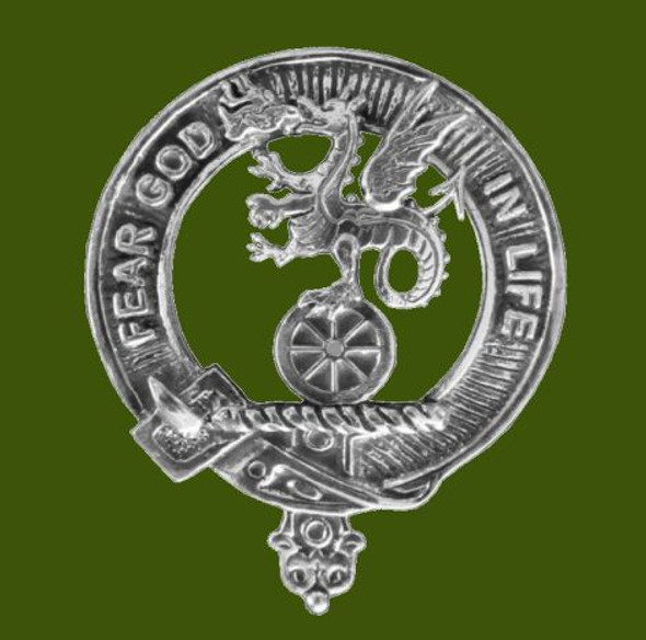 Somerville Clan Cap Crest Stylish Pewter Clan Somerville Badge