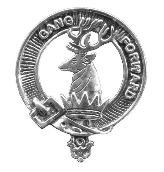 Stirling Clan Cap Crest Stylish Pewter Clan Stirling Badge