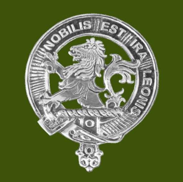 Stuart Clan Cap Crest Stylish Pewter Clan Stuart Badge