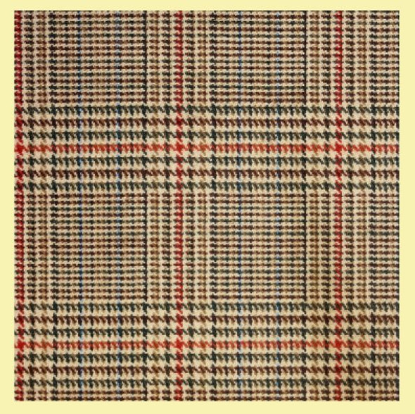 Minto Estate Check Tweed Lightweight Tartan Wool Fabric Mens Cummerbund