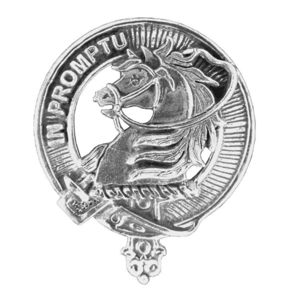 Dunbar Clan Cap Crest Sterling Silver Clan Dunbar Badge
