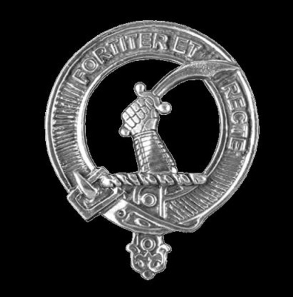 Elliot Clan Cap Crest Sterling Silver Clan Elliot Badge