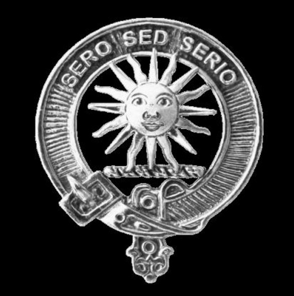 Kerr Clan Cap Crest Sterling Silver Clan Kerr Badge