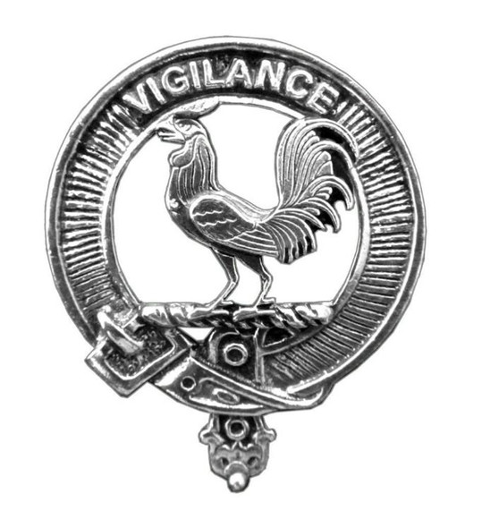 Laing Clan Cap Crest Sterling Silver Clan Laing Badge