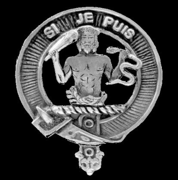 Livingstone Clan Cap Crest Sterling Silver Clan Livingstone Badge