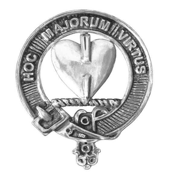 Logan Clan Cap Crest Sterling Silver Clan Logan Badge