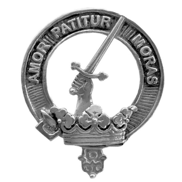 Lumsden Clan Cap Crest Sterling Silver Clan Lumsden Badge