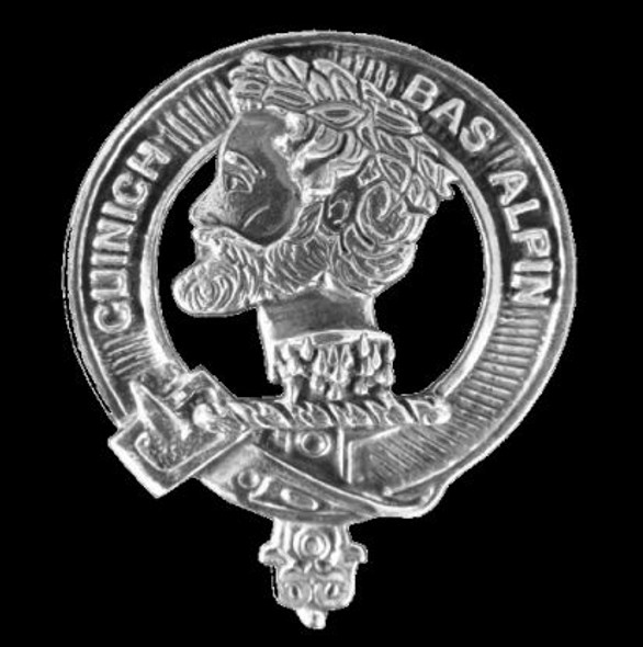 MacAlpine Clan Cap Crest Sterling Silver Clan MacAlpine Badge