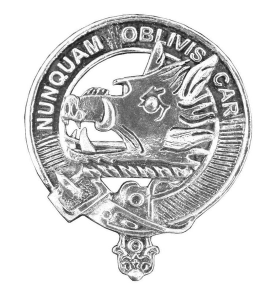 MacIver Clan Cap Crest Sterling Silver Clan MacIver Badge