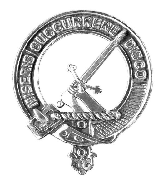 MacMillan Clan Cap Crest Sterling Silver Clan MacMillan Badge