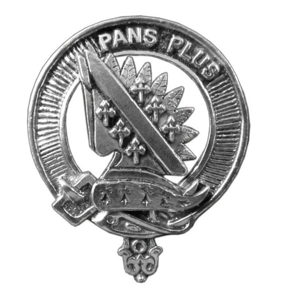 Marr Clan Cap Crest Sterling Silver Clan Marr Badge