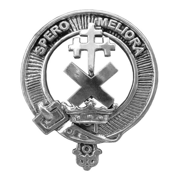 Moffat Clan Cap Crest Sterling Silver Clan Moffat Badge