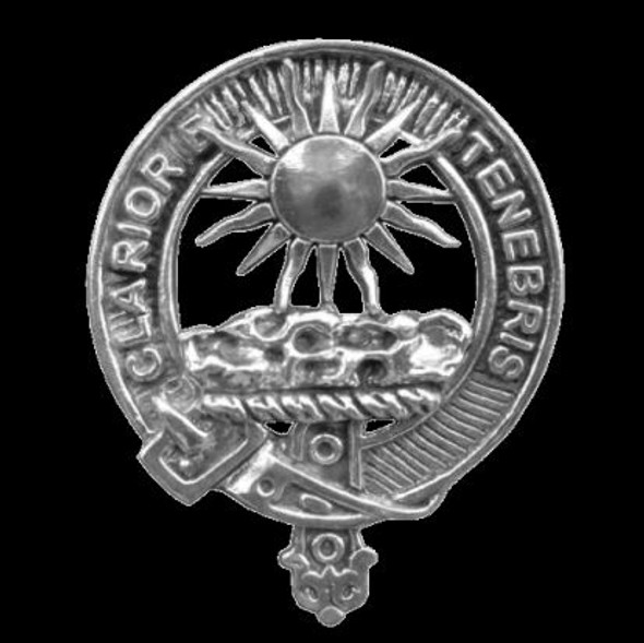Purves Clan Cap Crest Sterling Silver Clan Purves Badge