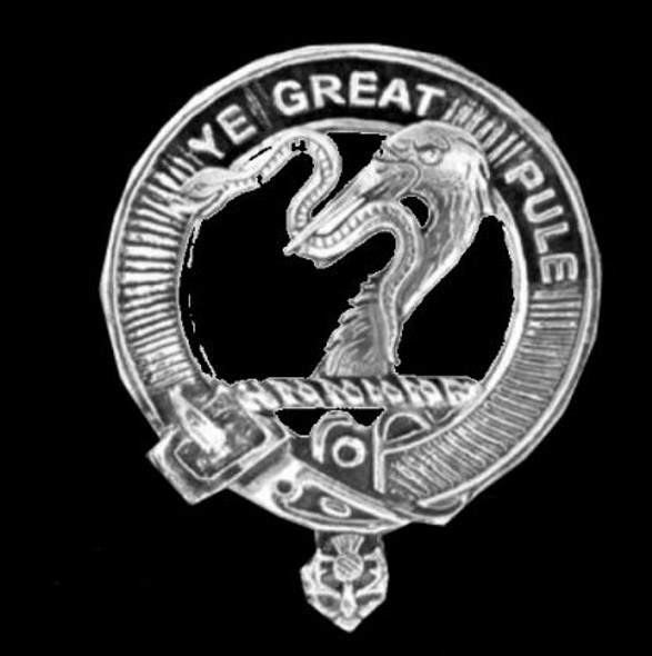 Mercer Clan Cap Crest Sterling Silver Clan Mercer Badge