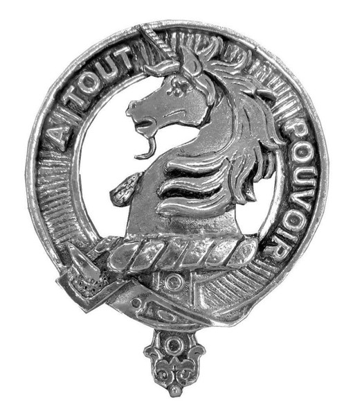 Oliphant Clan Cap Crest Sterling Silver Clan Oliphant Badge