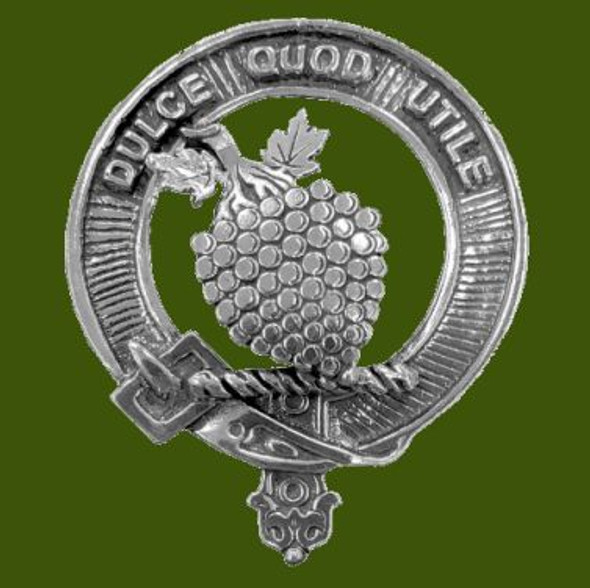 Strang Clan Cap Crest Stylish Pewter Clan Strang Badge