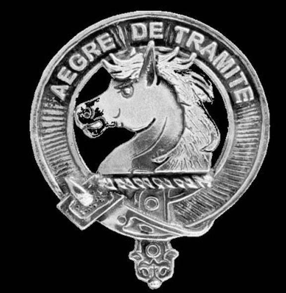 Tait Clan Cap Crest Sterling Silver Clan Tait Badge