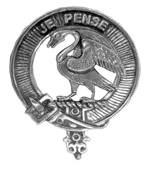 Wemyss Clan Cap Crest Sterling Silver Clan Wemyss Badge