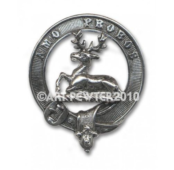 Blair Clan  Crest Stylish Pewter Clan Blair Badge