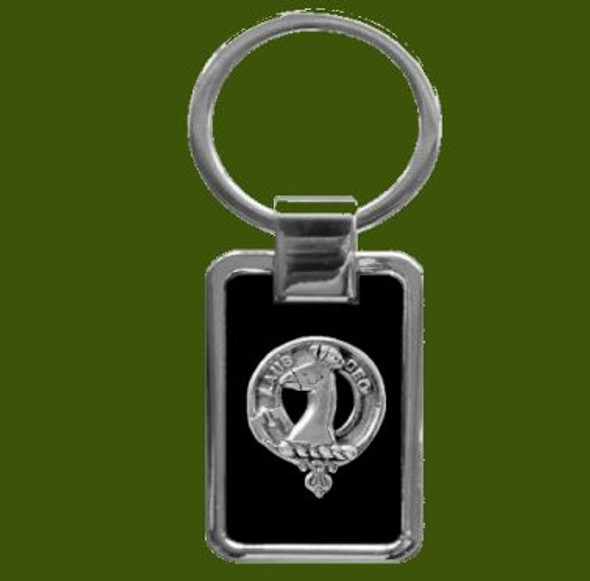 Arbuthnot Clan Badge Stainless Steel Pewter Clan Crest Keyring