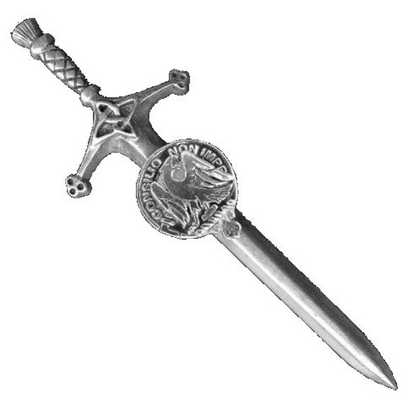 Agnew Clan Badge Sterling Silver Clan Crest Large Kilt Pin