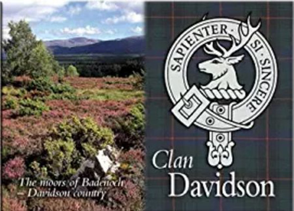 Davidson Clan Badge Scottish Family Name Fridge Magnets Set of 10